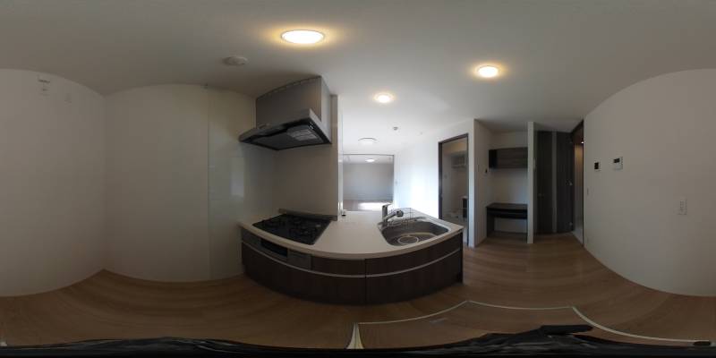 パノラマ画像キッチン