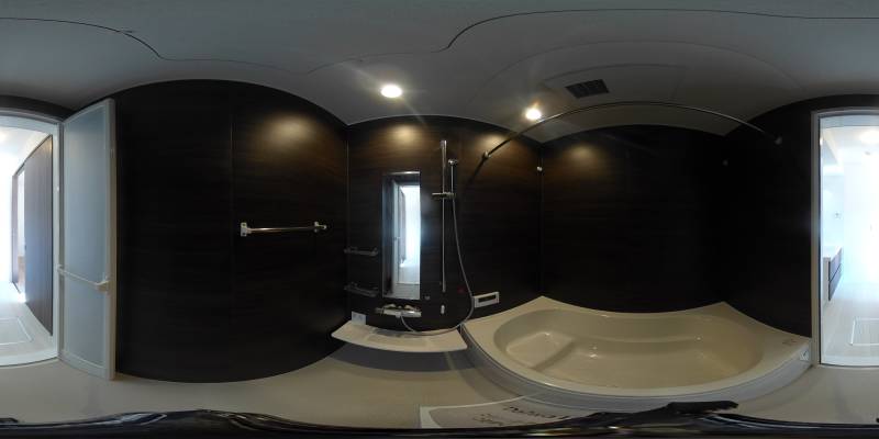 パノラマ画像バスルーム