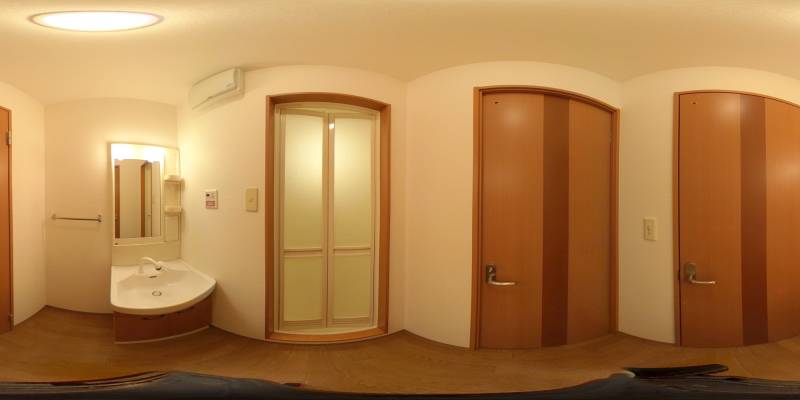 パノラマ画像洗面所