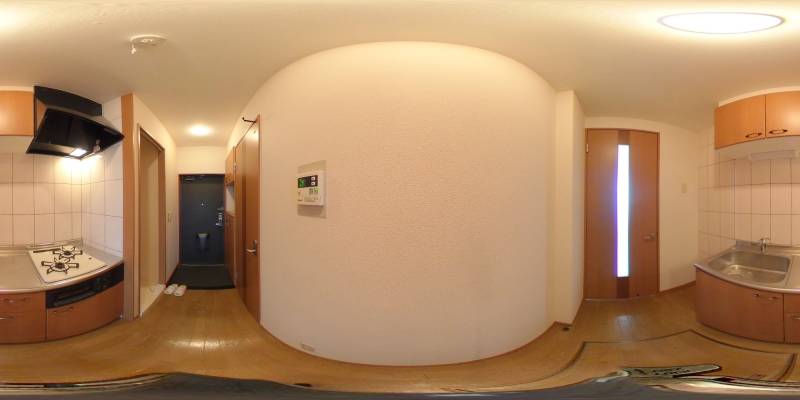 パノラマ画像キッチン