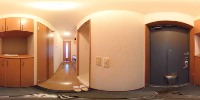 パノラマ画像玄関