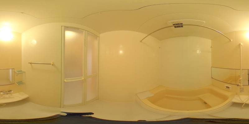 パノラマ画像バスルーム