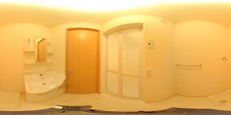 パノラマ画像洗面所