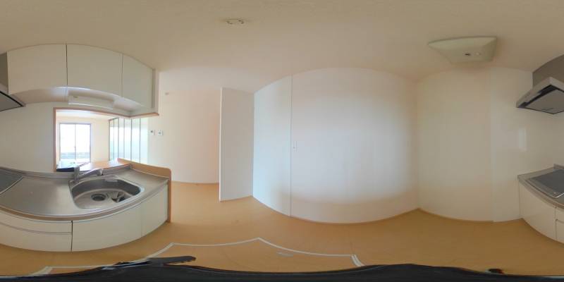 パノラマ画像キッチン