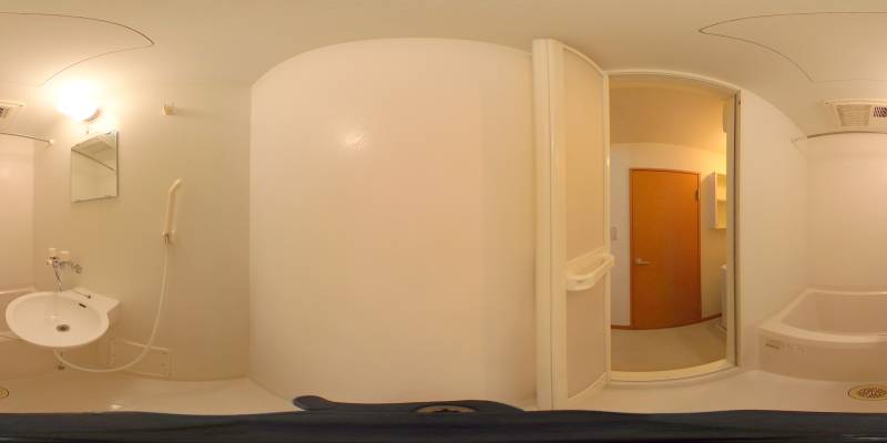 パノラマ画像バスルーム