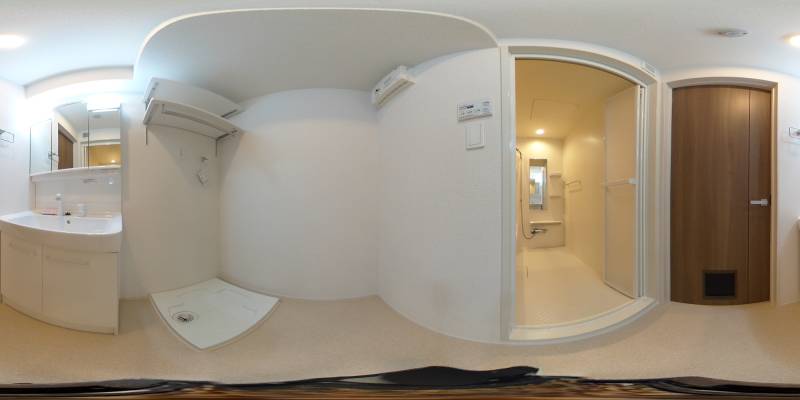 パノラマ画像洗面所