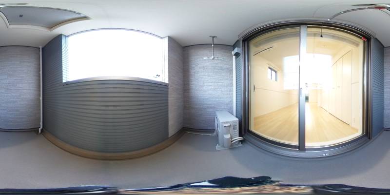 パノラマ画像バルコニー