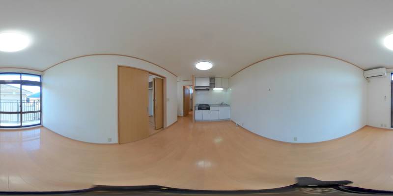 パノラマ画像リビング