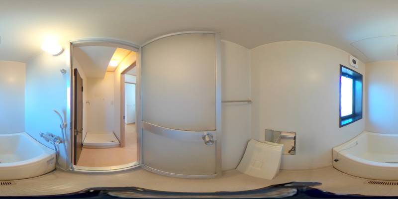 パノラマ画像バスルーム