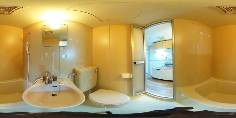 パノラマ画像バスルーム