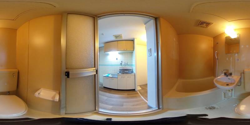 パノラマ画像洗面所