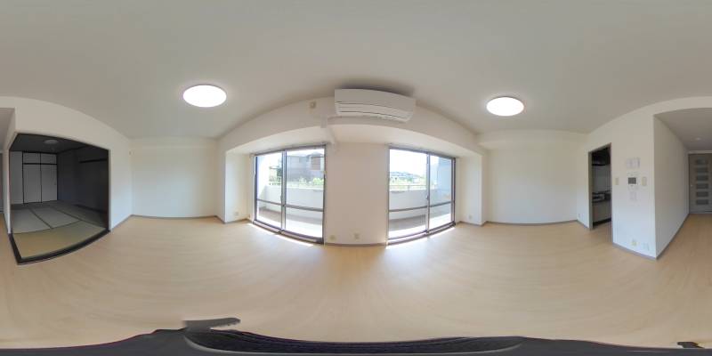 パノラマ画像リビング