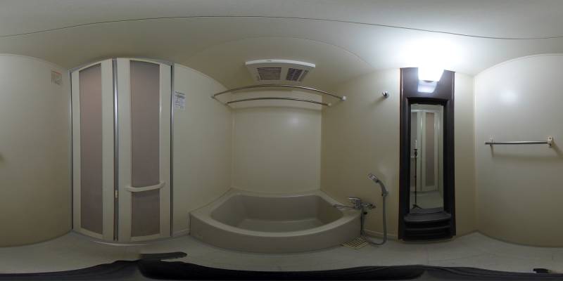 パノラマ画像バスルーム