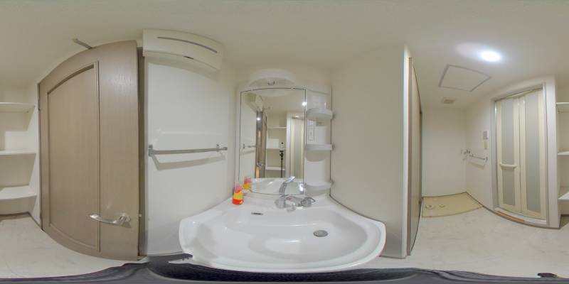 パノラマ画像洗面所