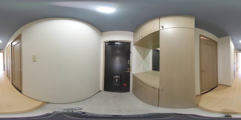 パノラマ画像玄関