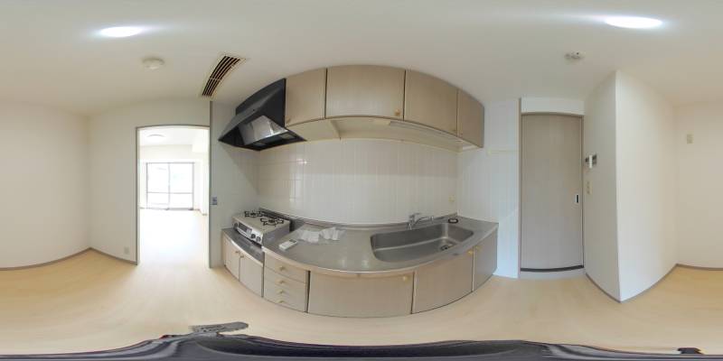 パノラマ画像キッチン