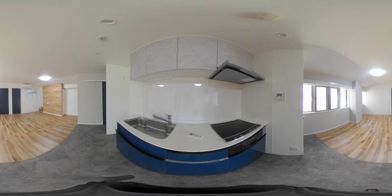 パノラマ画像キッチン