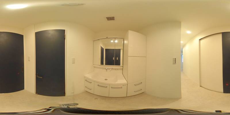 パノラマ画像洗面所