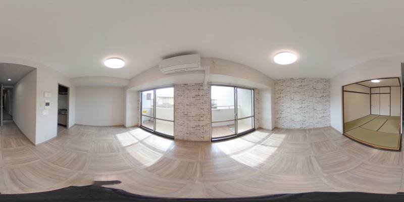 パノラマ画像リビング