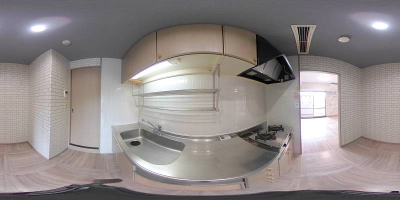 パノラマ画像キッチン