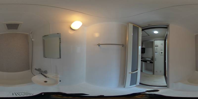 パノラマ画像バスルーム