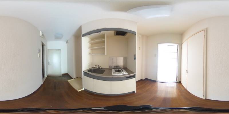 パノラマ画像キッチン