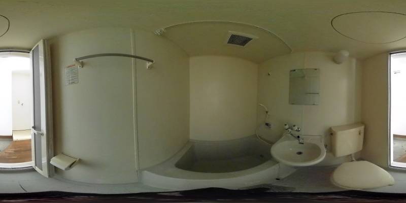 パノラマ画像バスルーム