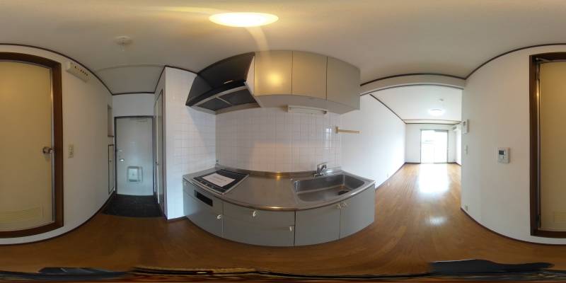 パノラマ画像キッチン