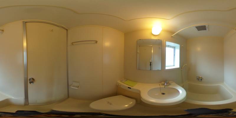 パノラマ画像バスルーム