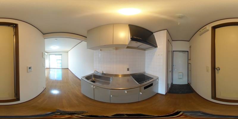 パノラマ画像キッチン