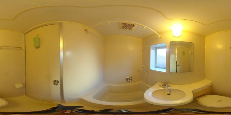 パノラマ画像バスルーム