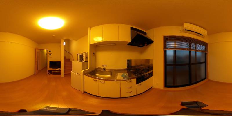 パノラマ画像キッチン