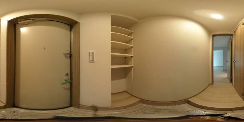 パノラマ画像玄関