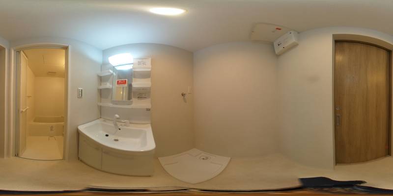 パノラマ画像洗面所