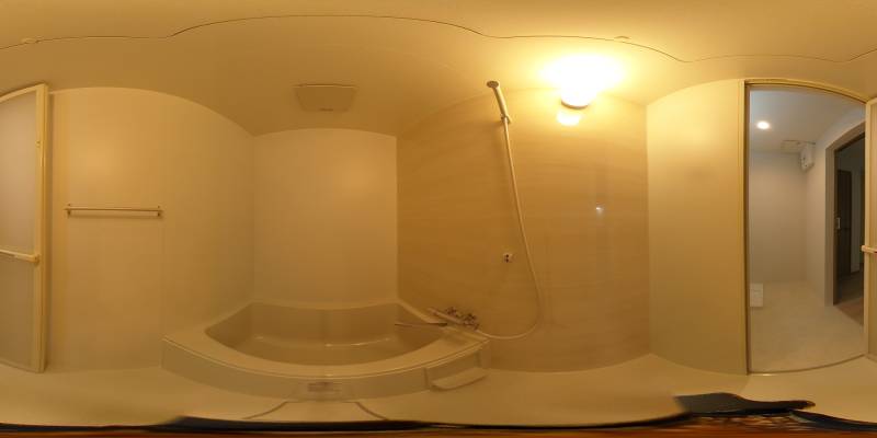 パノラマ画像バスルーム