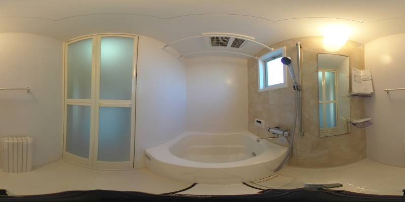 パノラマ画像バスルーム