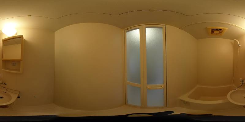 パノラマ画像バスルーム