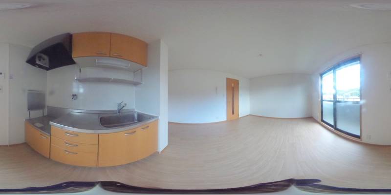 パノラマ画像キッチン