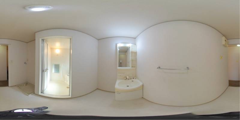 パノラマ画像洗面所