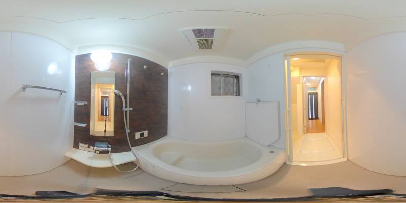 パノラマ画像バスルーム