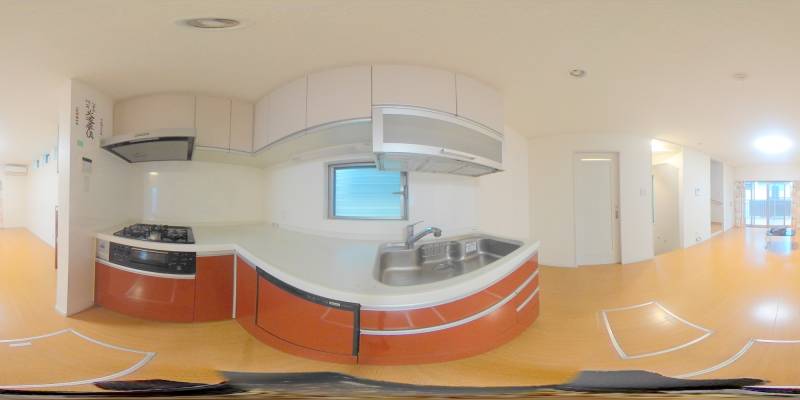 パノラマ画像キッチン