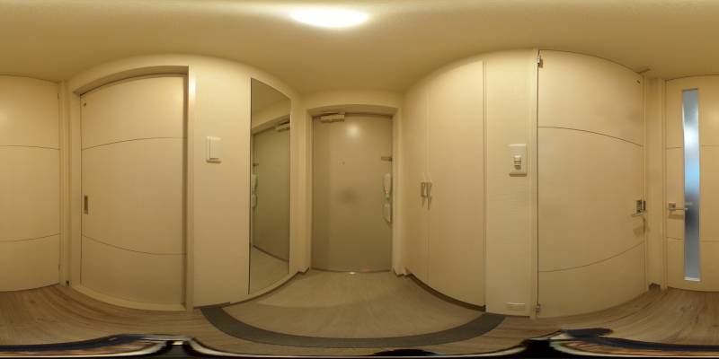 パノラマ画像玄関