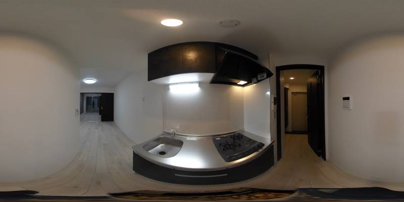 パノラマ画像キッチン