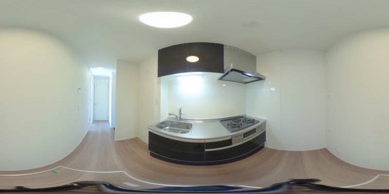 パノラマ画像キッチン