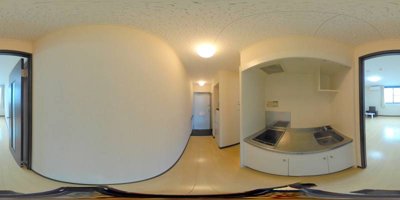 パノラマ画像キッチン