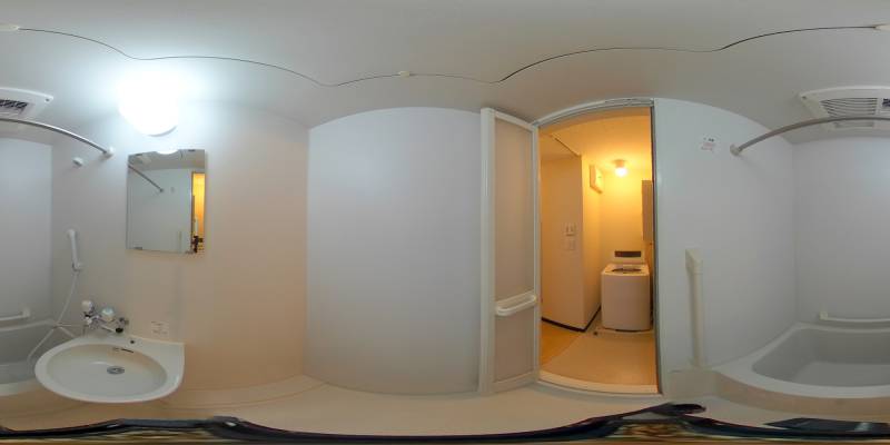 パノラマ画像バスルーム