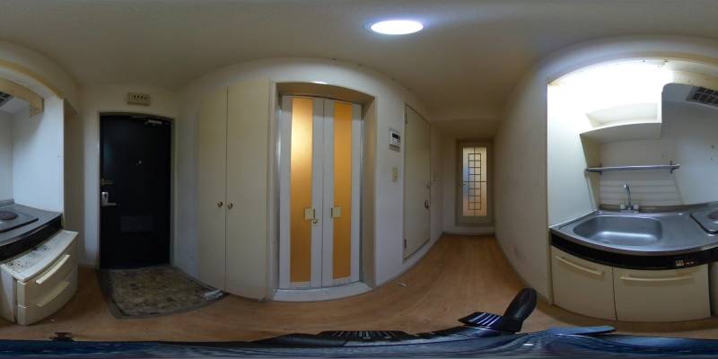 パノラマ画像キッチン