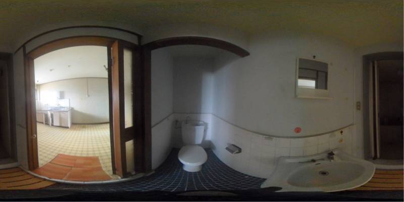 パノラマ画像バスルーム