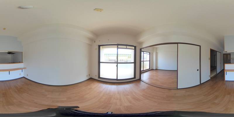 パノラマ画像リビング