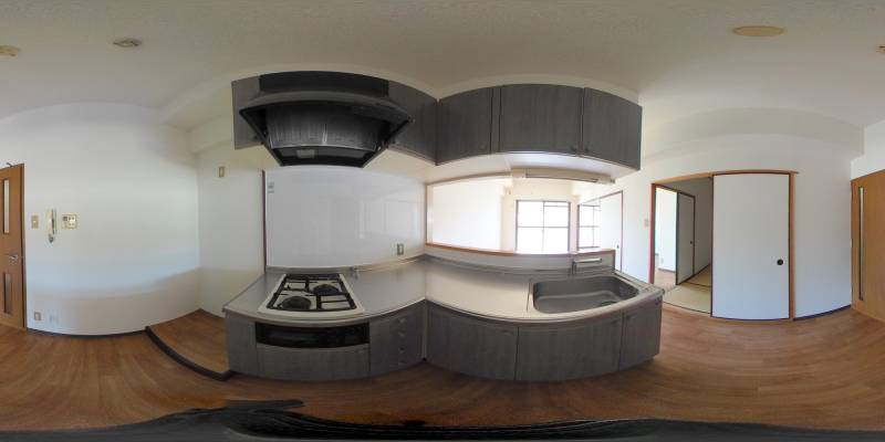 パノラマ画像キッチン